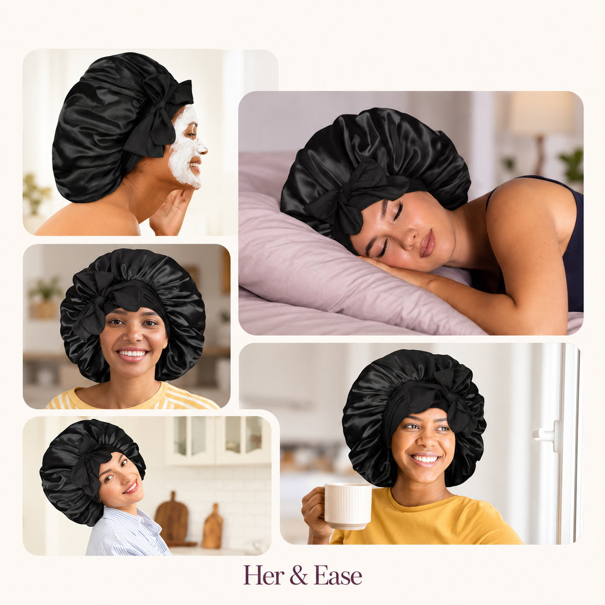 Soft Wrap — Satin Sleep Bonnet — product view 10