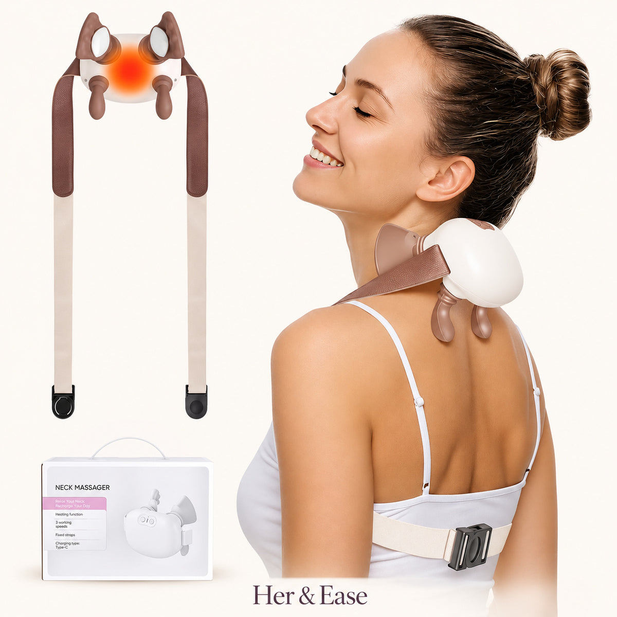 Warm Pause — Cordless Neck Massager