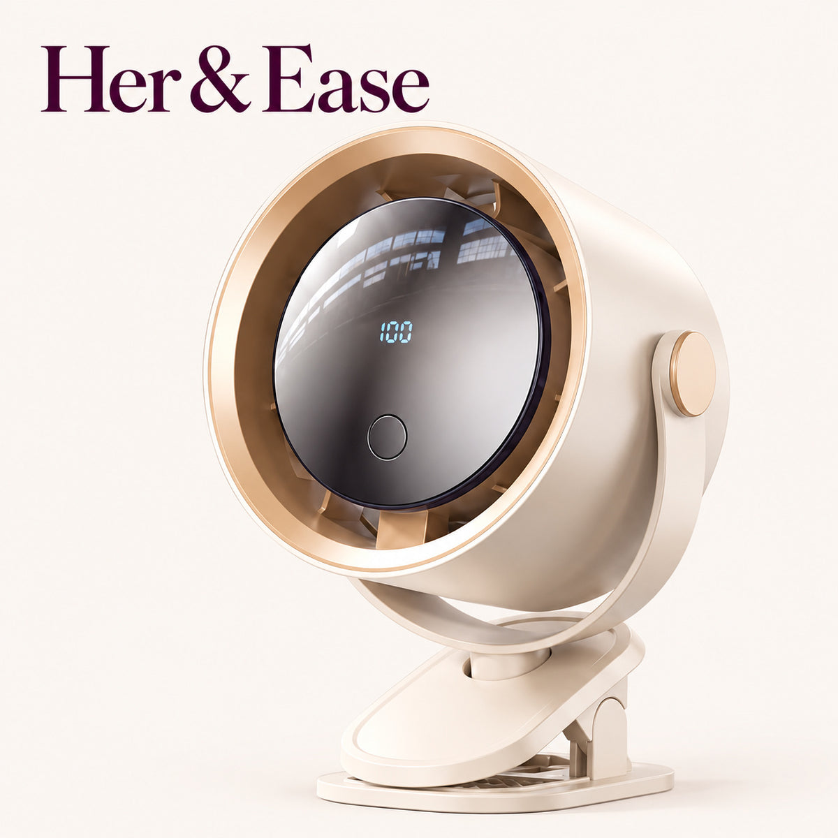 Little Breeze — Rechargeable Clip-On Fan — product view 3