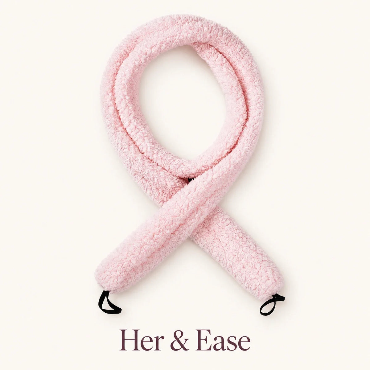 Hair Day set: Soft Waves pink heatless curling wrap
