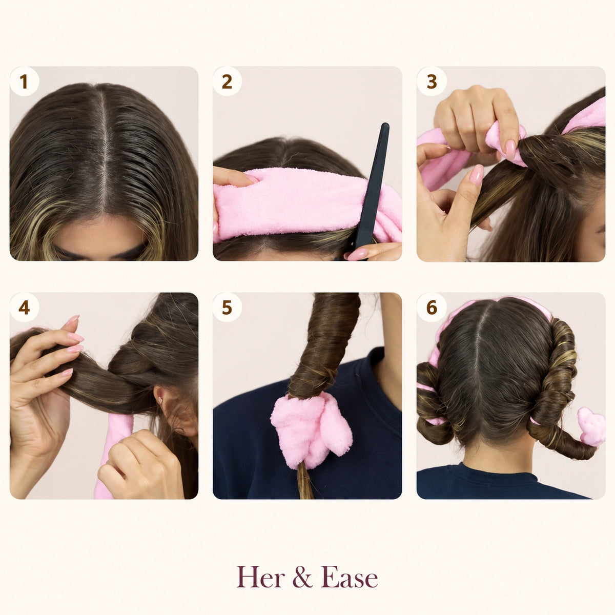 Soft Waves — Satin Heatless Curling Set — product view 6