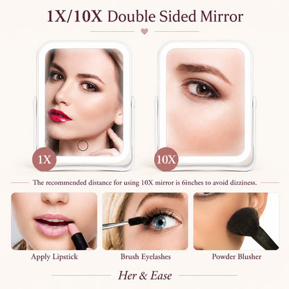 Clear View — 1x/10x Lighted Travel Mirror — product view 4