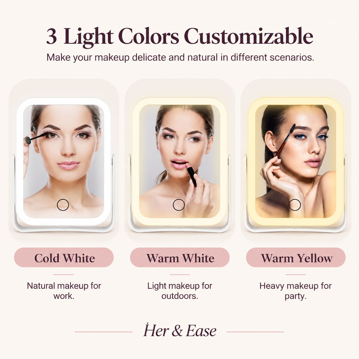Clear View — 1x/10x Lighted Travel Mirror — product view 6